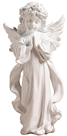 predolo Harz Beten An Engel Figur Statue Weihnachtsbehandlungsdekoration, Höhe 20cm