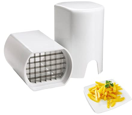 Potato Chipper Stainless Steel Blade French Fry Cutter Multipurpose Chip Cutter for Potatoes Carrots Cucumbers Fruits