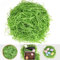 yumcute 200g Herbe de Paques Papier Déchiqueté, Vert Papier Dechicter Emballage Vert pour Décoration de Fête de Thème de Pâques, Remplisseurs pour Paniers de Pâques et Coffrets Cadeaux