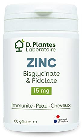 Zinc Bisglycinate et Pidolate 60 gélules