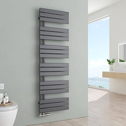 S'AFIELINA Badheizkörper 1599x500mm 832W Anthrazit, Handtuchheizkörper