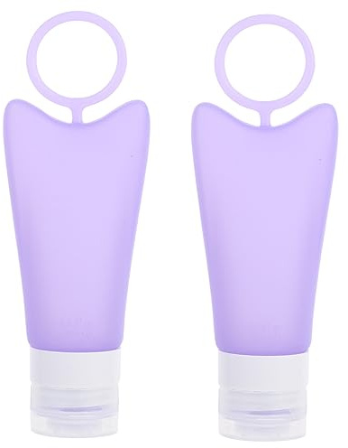 Beaupretty Silicone Storage Bottle for Travel for Shampoo and Shower Gel Dispensing Portable and Easy to Use in Bathroom