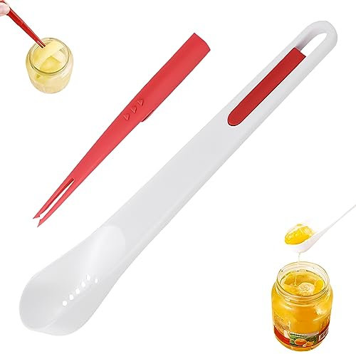 Multifunctional Cooking Spoon, Skimmer Slotted Spoon, Plastic Draining Serving Spoon, Kitchen Drain Spoon, Kitchen Skimmer for Filtering Oil and Juice