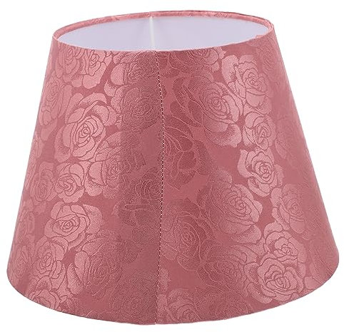 WHAMVOX Cloth Craft Lampshade for Home Decor Featuring Delicate Embroidery Pattern and As Light Cover for Simple Ambiance