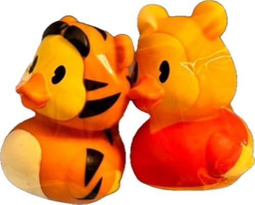 Just Play Rubber Ducks - Winnie the Bear and Tiger 3 Bath Toy