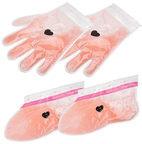 Healeved 2 Paar Paraffintherapie Hand Und Fußwachs Abdeckungen Einheitsgröße Wiederverwendbar Für Fuß Und Handpflege Zuhause Salon