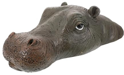 Cabilock Ornement de Jardin Flottant Résine Réaliste pour Étangs Décoration de Bassin et Jardin Statue Animalière Adorable pour Extérieur et Intérieur