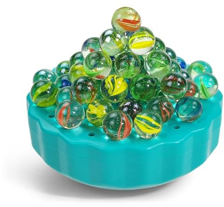 Family Game,Marble Balance Game​​ – 60 Colorful Marbles with Built-in Storage,Fun Games For Kids&Adults,Excitin Family Board
