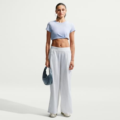 NIKE dam W Nsw Nk Chll Knt Md Crp Kortärmad t-shirt