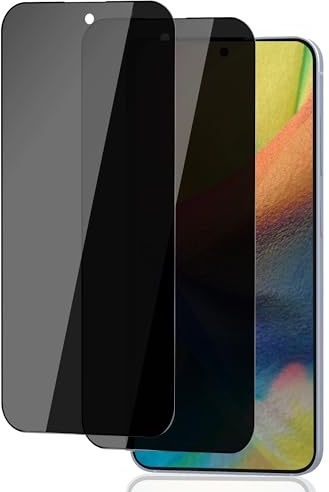 ICESPRING für Panzerglas für Samsung Galaxy S25 Blickschutz, 2 Stück Anti-Spy Panzerfolie für Samsung S25 Folie, 9H Härte Sichtschutzfolie für Galaxy S25 Panzer Schutz Glas