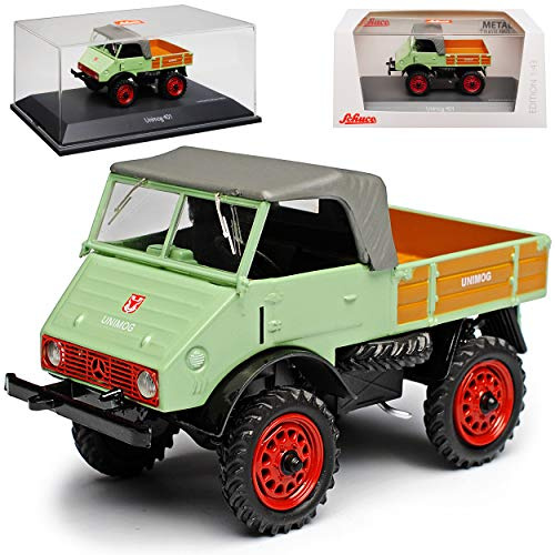 Mercedes-B Unimog U401 mit Pritsche 1953-1956 1/43 Schuco Modell Auto Modell Auto