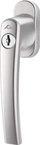 Roto Line Griff abschließbar 100Nm ohne Logo natursilber Stiftlänge 32 mm