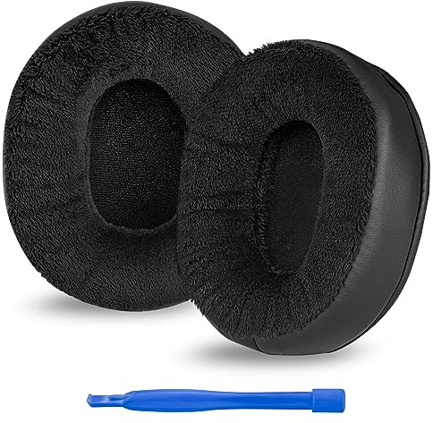 Linkidea Extra Thick Ear Pads Replacement Compatible with Sony WH-CH700N, WH-CH710N Wireless Headphones, Ear Cushion Covers Repair Parts (Black)