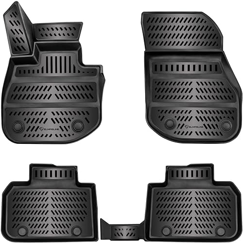 ELMASLINE 3D Gummimatten Set für BMW iX1 2022-2026 | Hoher 5cm Rand | Zubehör Fußmatten U11