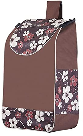 Sac de rangement imperméable en tissu Oxford – Remplacement pour chariot et chariot – Fleur de café