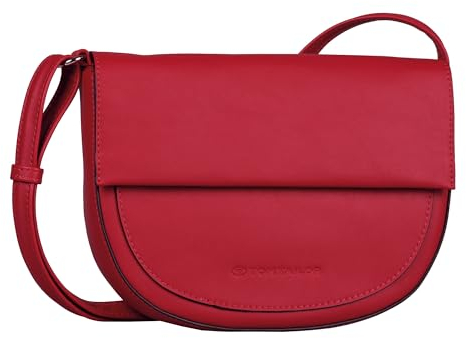 TOM TAILOR Thea Damen Umschlagtasche Umhängetasche Klein Rot