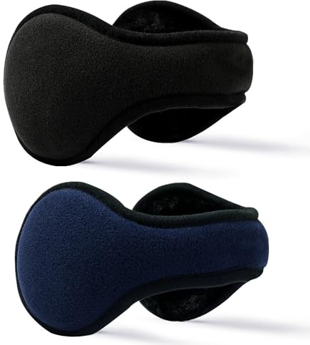 FSMILING Winter Ohrenschützer Herren Ohrenwärmer Damen Earmuffs Ear Warmer Für Damen Herren,1/2 Pack