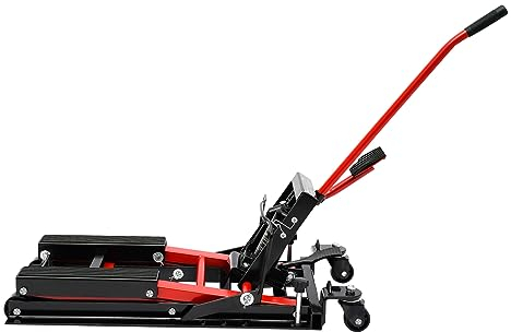 Motorradheber Motorhalterun Montagehalterung Motorcycle Motorradhebebühne Garage Heben Sie Jack Table Hydraulik-Lift Hebebühne Moto-Aufzug hydraulische Klapp hydraulisch,680kg,für die Werkstatt