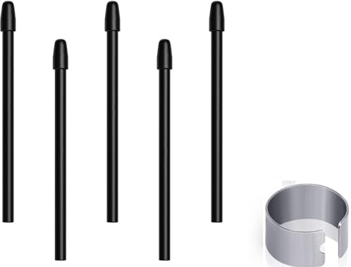 EMR Stylus-Spitzen Ersatz für Staedtler Noris Digital Jumbo/Noris EMR Stylus-Stifte, Noris Digital Styus Federn/Spitzen (5 Spitzen, schwarz)