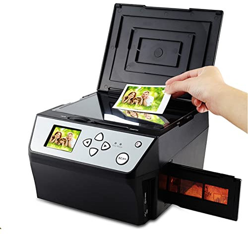 Vituord Scanner per Pellicole E Diapositive da 22 MP, Scanner per Pellicole Ad Alta Risoluzione, Converte 35 Mm 135 110 126 / Diapositive/Negativi in ​​Foto JPG Digitali, Alimentato Tramite USB
