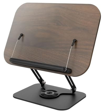 PLCPDM Bureau D'ordinateur Portable Pliable pour Ordinateur Levage Base Rotative À 360 Degrés pour Lecture Le Visionnage Vidéos