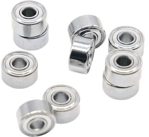 QAVLXIE 10 PZ 0840 MR84ZZ Punte Cuscinetto 4x8x3 mm for Trapano Forte Spazzola Manipolo Chiodo Cuscinetto a Sfere