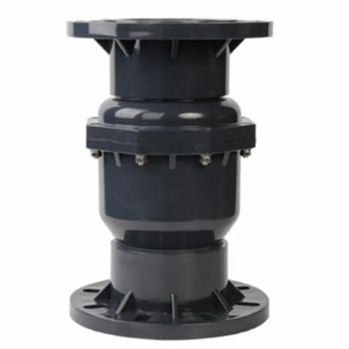 YMUGUEGH Clapet Anti-Retour Type PVC-U avec Brides Fixes Clapet Anti-Retour à Bride UPVC métrique Clapet Anti-Retour à clapet en Plastique résistant à la Corrosion((110mm) 4 inch)