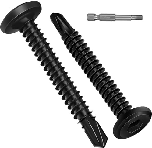 50Pcs Self Tapping Screws, 5.5 x 50mm Self Drilling Screws for Metal