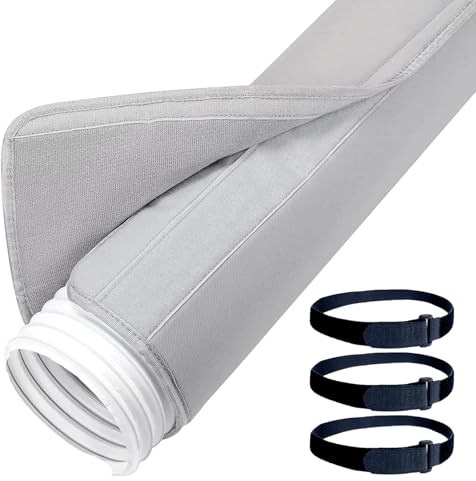 Funda para Manguera de Aire Acondicionado Portátil,Aislamiento para Manguera de Aire Acondicionado Portátil | Tubo Flexible Aislado