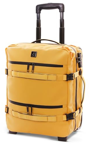 Aerolite Waterproof 45x36x20cm Easyjet Underseat 32L Travel Trolley Carry On Hand Luggage Flight Cabin Bag 45x36x20 New Easyjet Approved with 2 Wheels, 15.6in Laptop Pouch & TSA Lock (Mango)