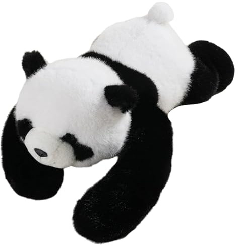 Rwigeboo Panda-Stofftier für Kinder und Erwachsene, gewichtete Plüschtiere, Kuschelkissen zur Angstlinderung und Schlafunterstützung, PandaPanda-Tier