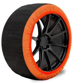 SNOWGO PRO - Juego de 2 cadenas textiles para nieve - Talla XS a XXL - Homologado 16662-1 Europa - Adecuado para vehículos 4x4, vehículos eléctricos, vehículos comerciales <3,5T. (SNOWGO PRO, M)