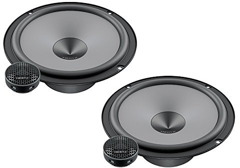 Hertz Lautsprecher 600W 16,5cm K165 Kompo incl Einbauset für Nissan Micra K13 ab 2010