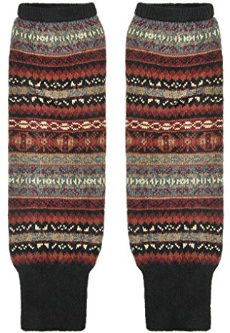 JINTN Herbst Winter Böhmischen Overknee Kniestrümpfe Stricken Stulpen Gestrickte Beinwärmer Stapelsocken Socken Stiefel