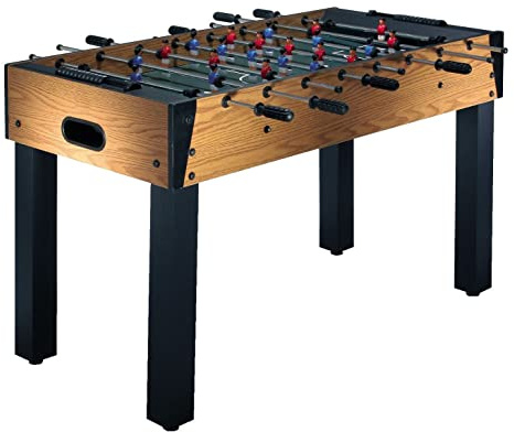 Calcio Balilla STADIO in Legno con Palline Incluse - Tavolo da Gioco 123 x 62 cm - Robusto e Ideale per Casa e Famiglia