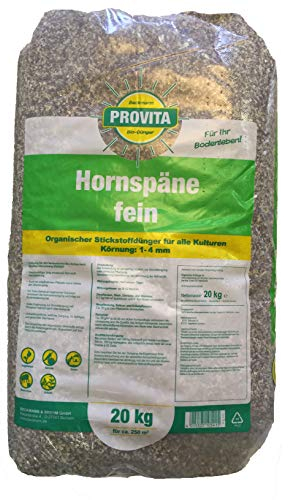 Provita Bio Dünger Hornspäne fein organischer Stickstoffdünger alle Gartenkulturen fein