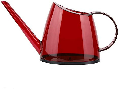 1,2 l långpipsvattenkanna, husväxter vattenkanna, trendig upptäckt trädgård blomspruta långstråle godisfärgad vattenkanna för bonsai inomhus och utomhus (röd)