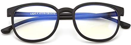 Tofox Occhiali da vista per bambini, Montatura leggera protezione anti luce blu e UV, per bambini e ragazze, per videogame TV