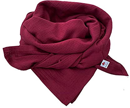 Glückspilz I Musselin Tuch Damen | Musselin Schal Damen | 130 x 130 cm | Schals & Tücher für Damen | Baumwolle | Musselintuch | XXL | PARENT