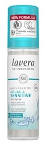 lavera Deo Spray Basis sensitiv Natural & Sensitive NATURAL & SENSITIVE 48h - vegan - Naturkosmetik - Bio Aloe Vera & Naturmineralien - ohne Aluminium - 48h Schutz - 75ml