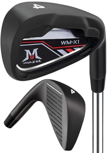 MAZEL Ferro da golf individuale per uomo | Ferro da golf singolo 4-5-6-7-8-9-PW-SW | Pitching Wedge, Sand Wedge destro