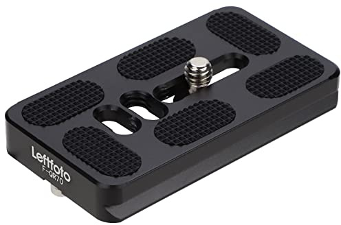 Placa universal de liberación rápida para cámara de 70 mm, placa QR, placas de zapatos rápidas, se adapta a la abrazadera estándar Arca Swiss para cámara DSLR trípode Ballhead