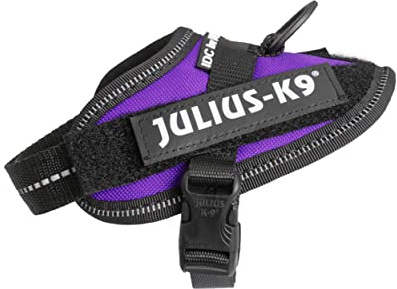 JULIUS-K9 IDC kraftsele, storlek: 3XS/Baby 1, mörklila