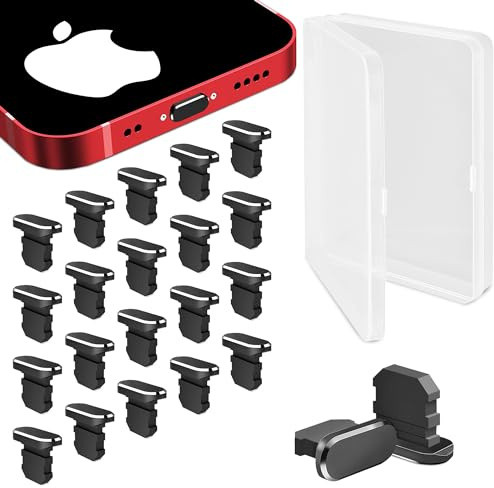 Empire 22 Pcs iPhone Dust Plug - Premium iPhone Port Plug Set with Port Cleaner, Anti Dust Plug Accessories Compatible with iPhone 6/6S/7/8/X/XS/XR to iPhone 14 (Plus/Pro/Pro Max)