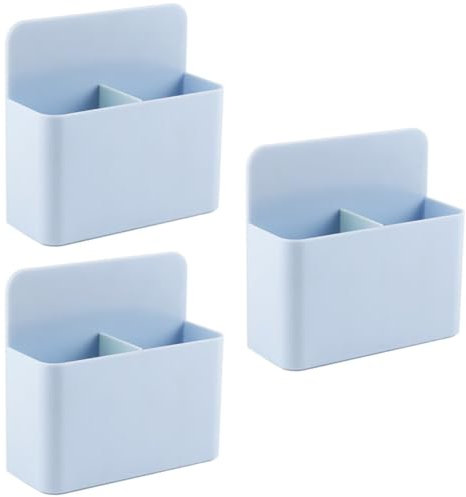 MAGICLULU 3stücke Multifunktionale Stiftebox Aus Kunststoff Magnetische Aufbewahrungsbox Für Schule Büro Und Zuhause Praktische Organizer-box Mit Fächern Für Stifte Und