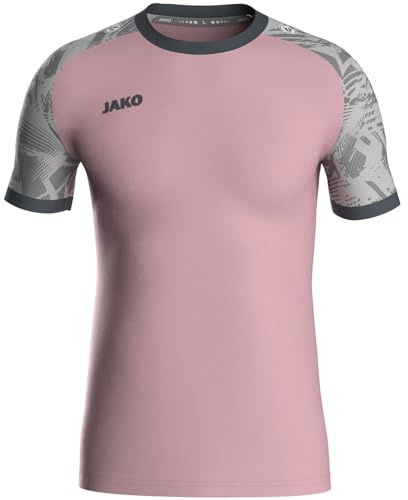 JAKO Ikonisk tröja unisex – hållbar sportskjorta kortärmad av 100% återvunnen polyester, fukttransporterande