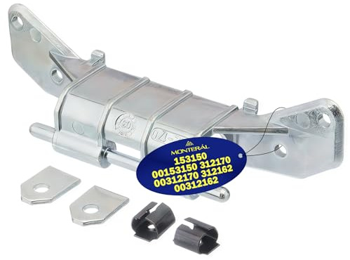 Tvättmaskin dörrgångjärn med originalkod 153150 00153150 312170 00312170 312162 00312162 för Bosch för Siemens för Balay för Constructa för Whirlpool - 10 års garanti - MONTERAL