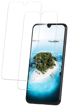 2 Stück 9H Härte Panzerglasfolie für Samsung Galaxy A40, Ultra Klar Schutzfolie für Samsung Galaxy A40, Schutzglas für Samsung A40, für A40 Panzerfolie