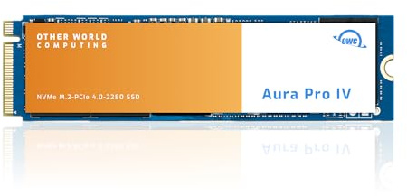 OWC Unità a stato solido Aura Pro IV, PCIe 4.0 NVMe M.2 2280 da 2,0 TB