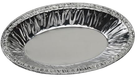 Cabilock Moldes De Papel De Aluminio Para Tartas Ovalados 250 Unidades Antiadherentes Para Hornear